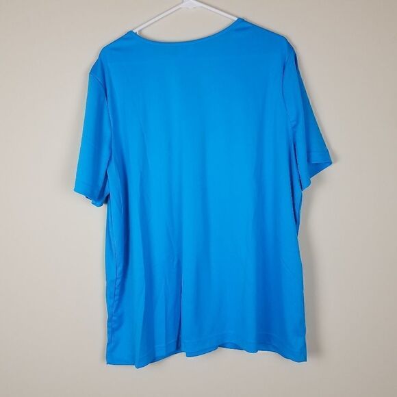 Blair Blue Vneck Top   - Picture 5 of 6